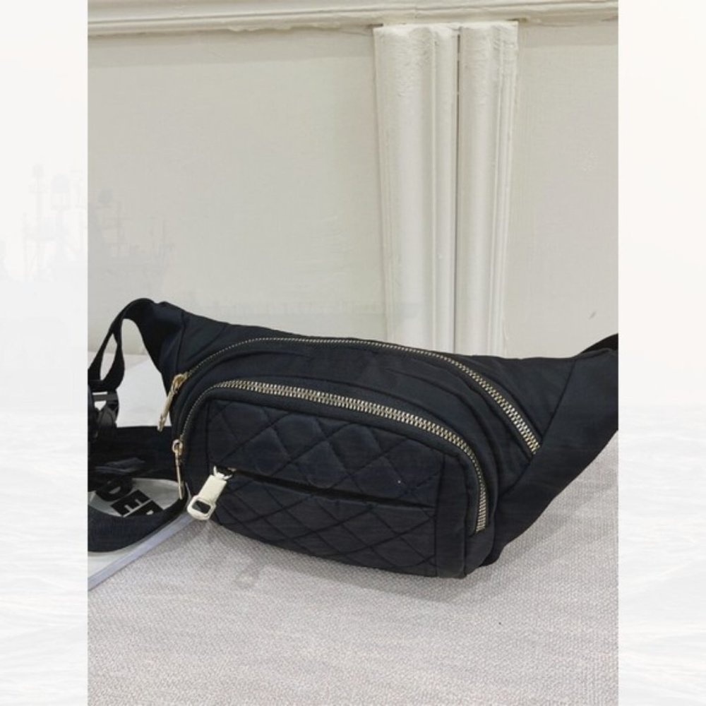 New Quilted Pocket Front Waist Bag 136 - Picture 3 of 4